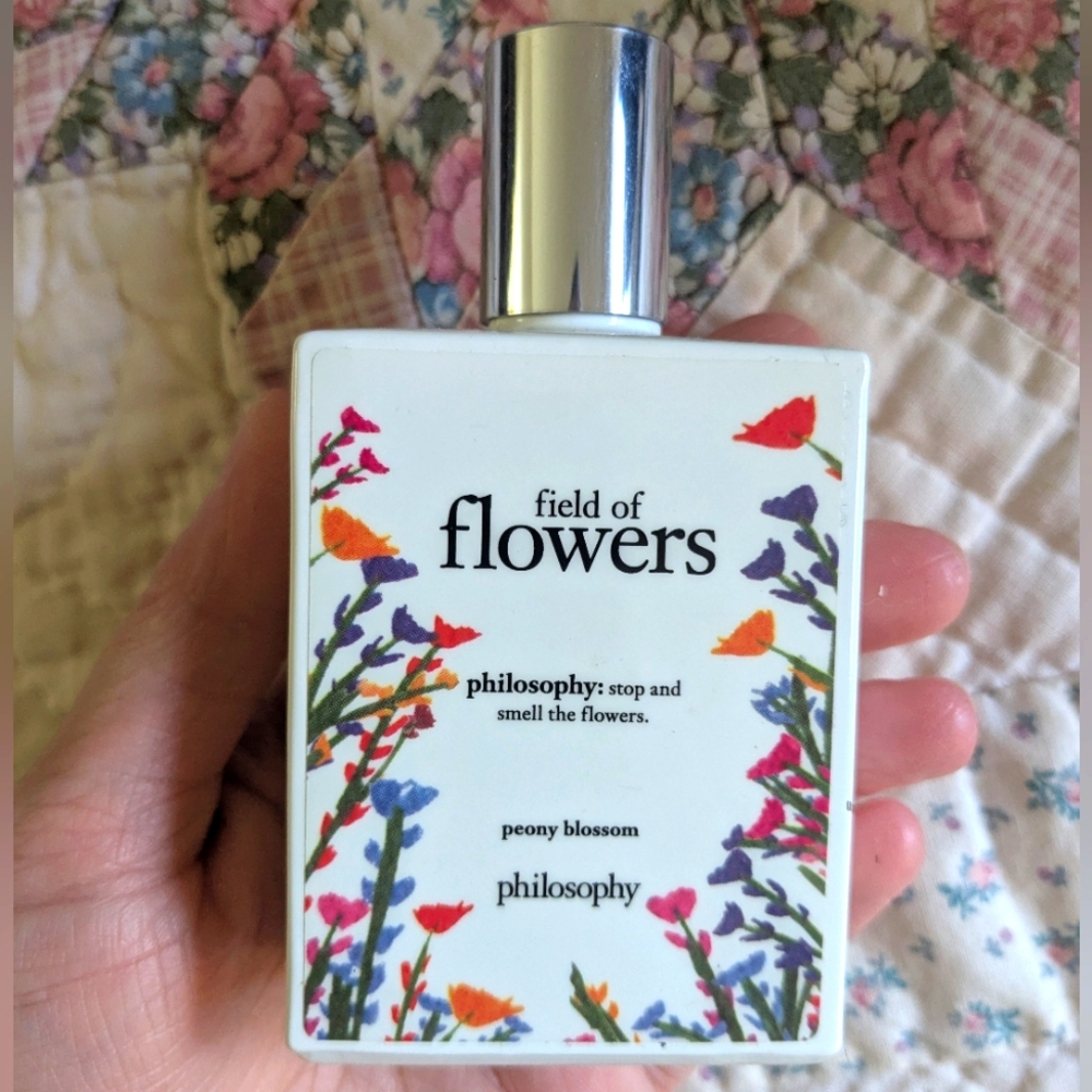 philosophy field of flowers peony blossom